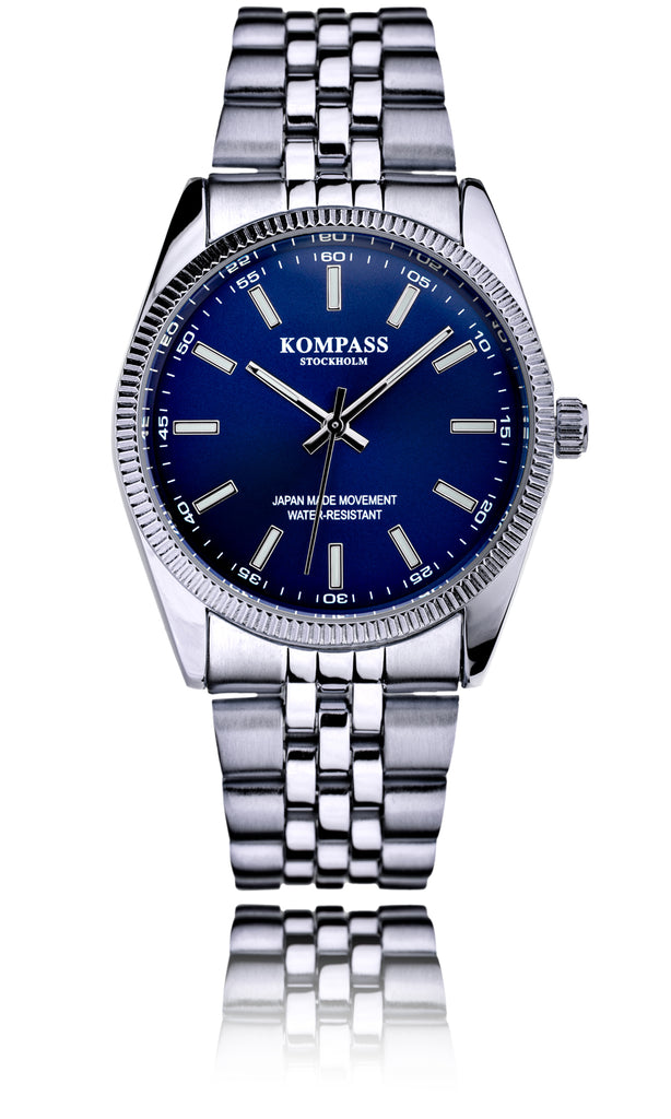 Kompass Santorini Silver Blue