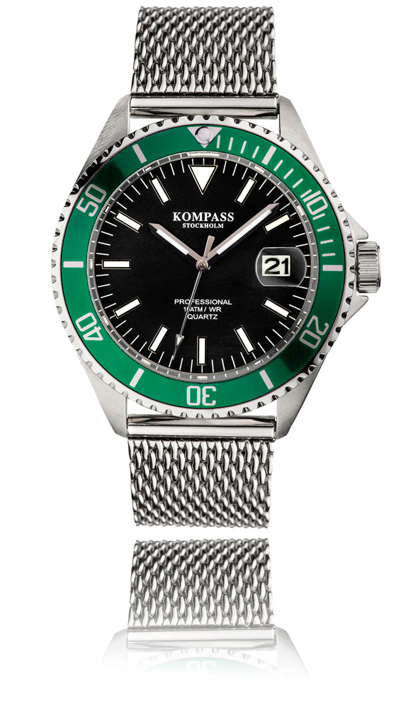 Kompass Professional Diver Mesh Green