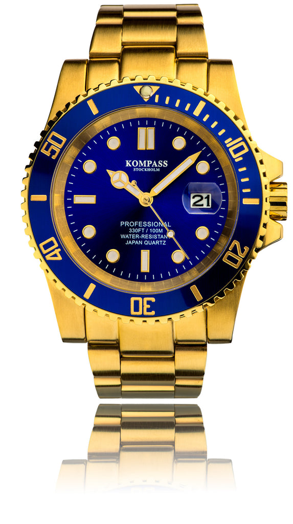 KOMPASS GRAND DIVER GOLD