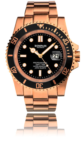 KOMPASS GRAND DIVER ROSE GOLD