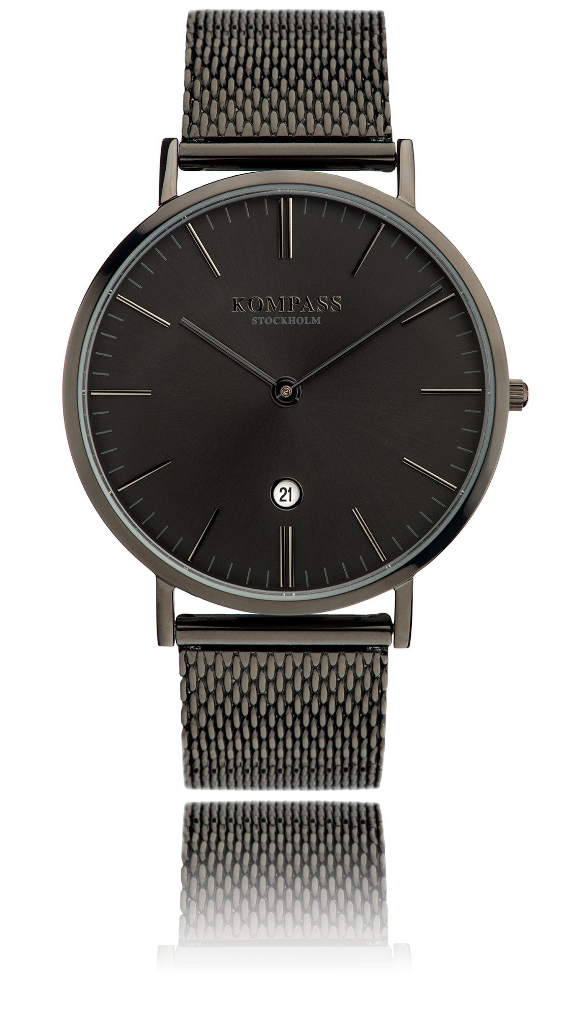 Kompass nautilus outlet black mesh strap