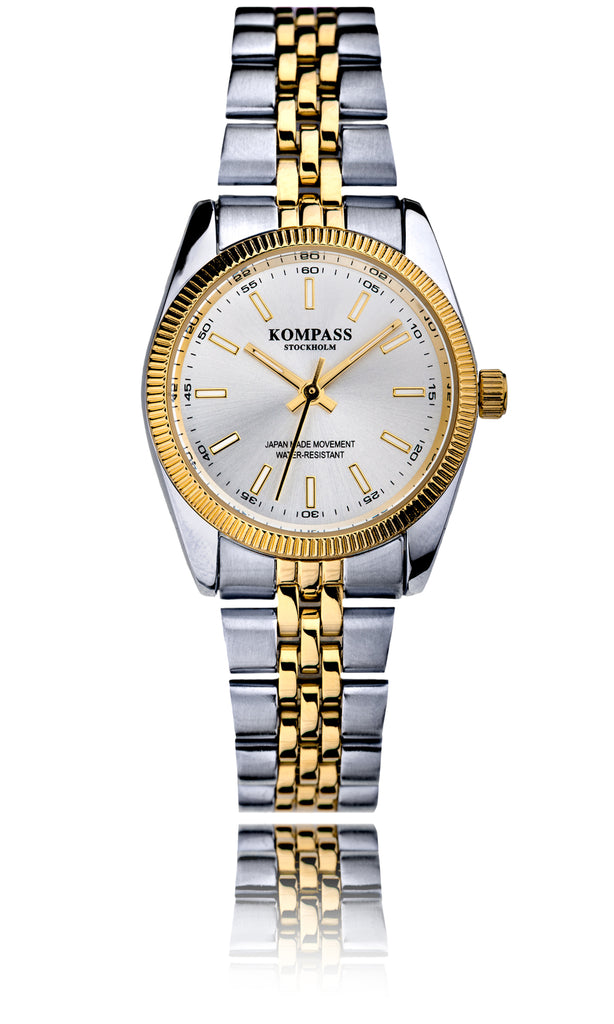 Kompass Santorini Ladies Silver Gold